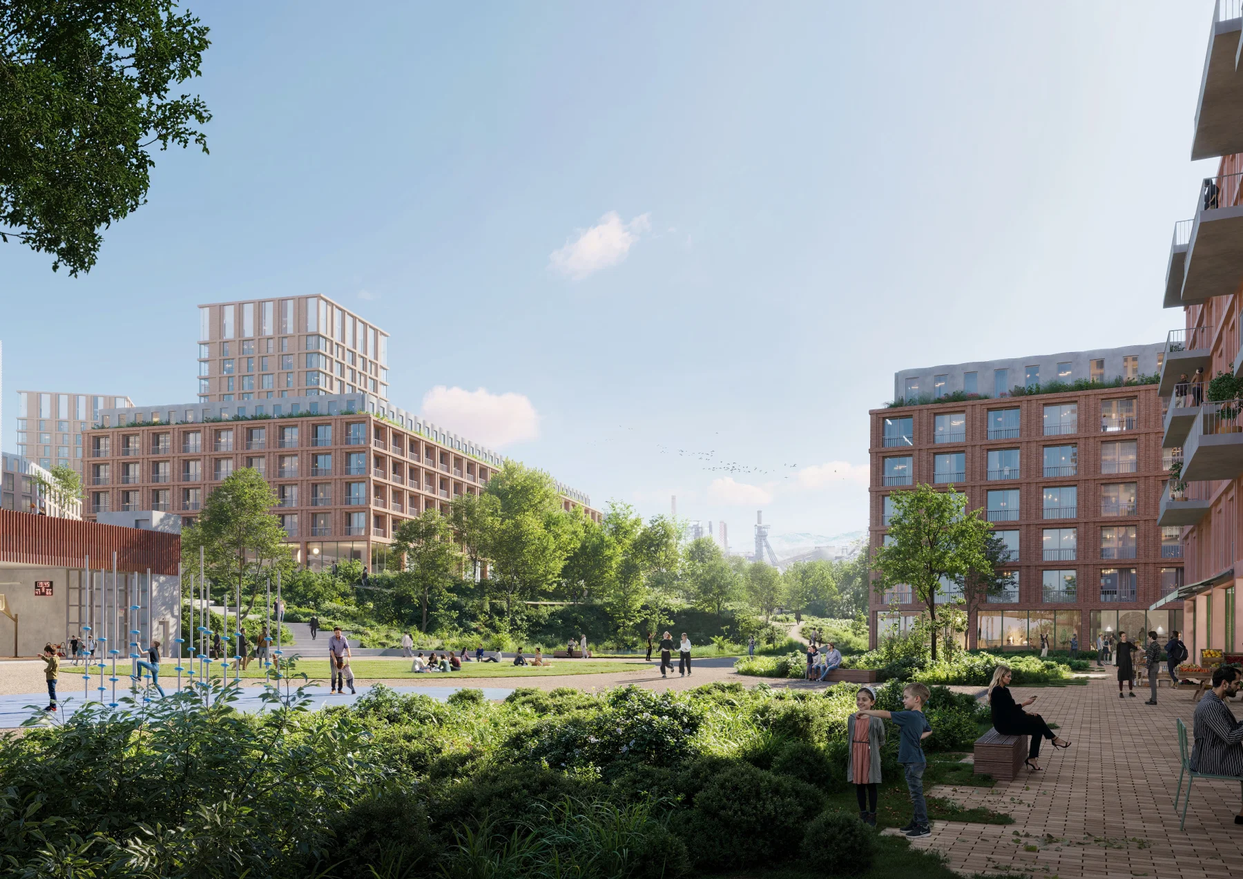 Moderní čtvrť pro sousedský život. Architekti rozpracovali plán žofinky